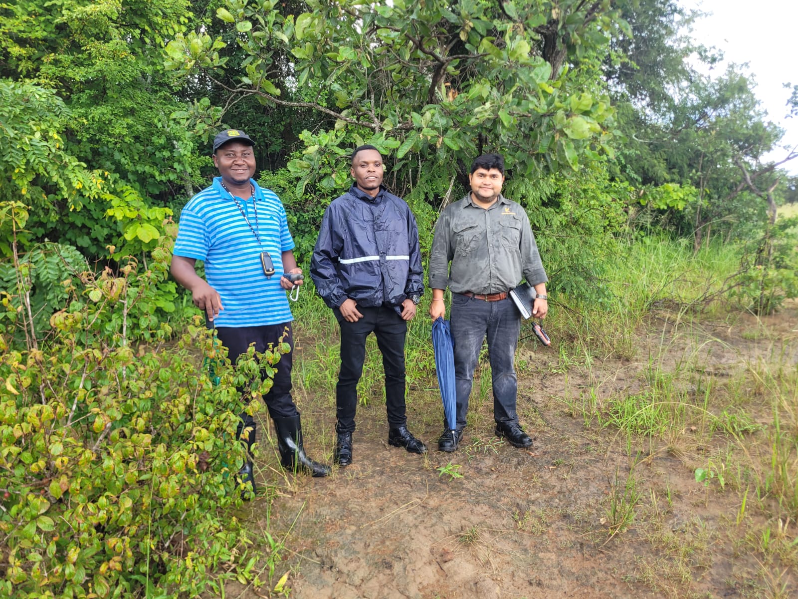 Project team on site