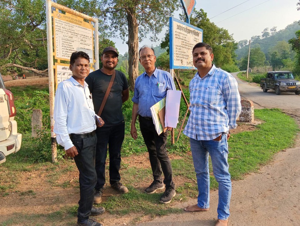 Geological mapping with former DG, GSI — Govt. of India, Mr. N.K. Dutta projects